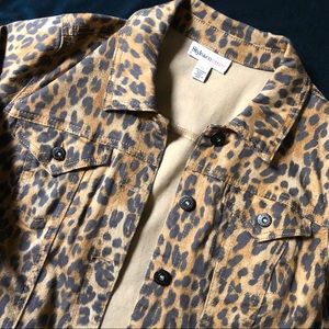 Leopard Print Jacket- Size Medium